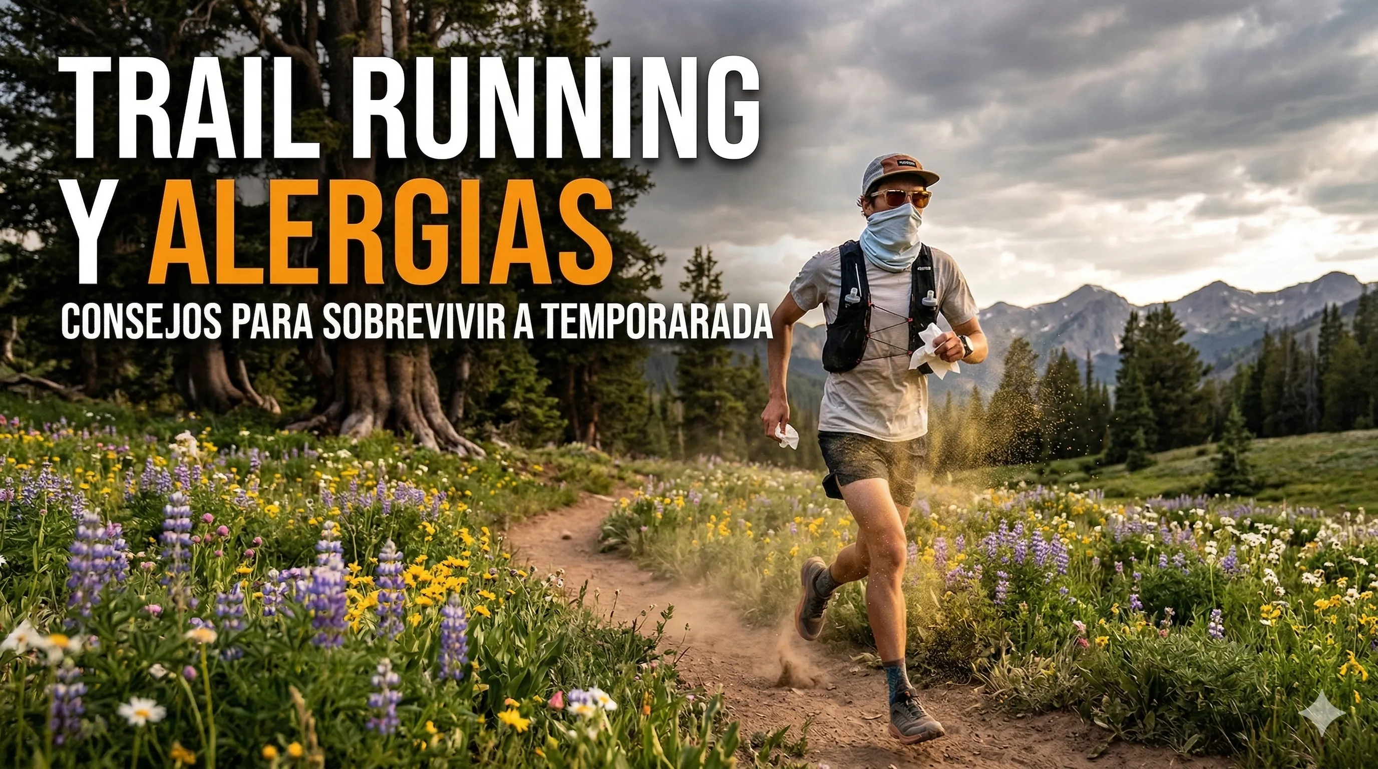Allergies and pollen in trail running: how to run in spring without suffering