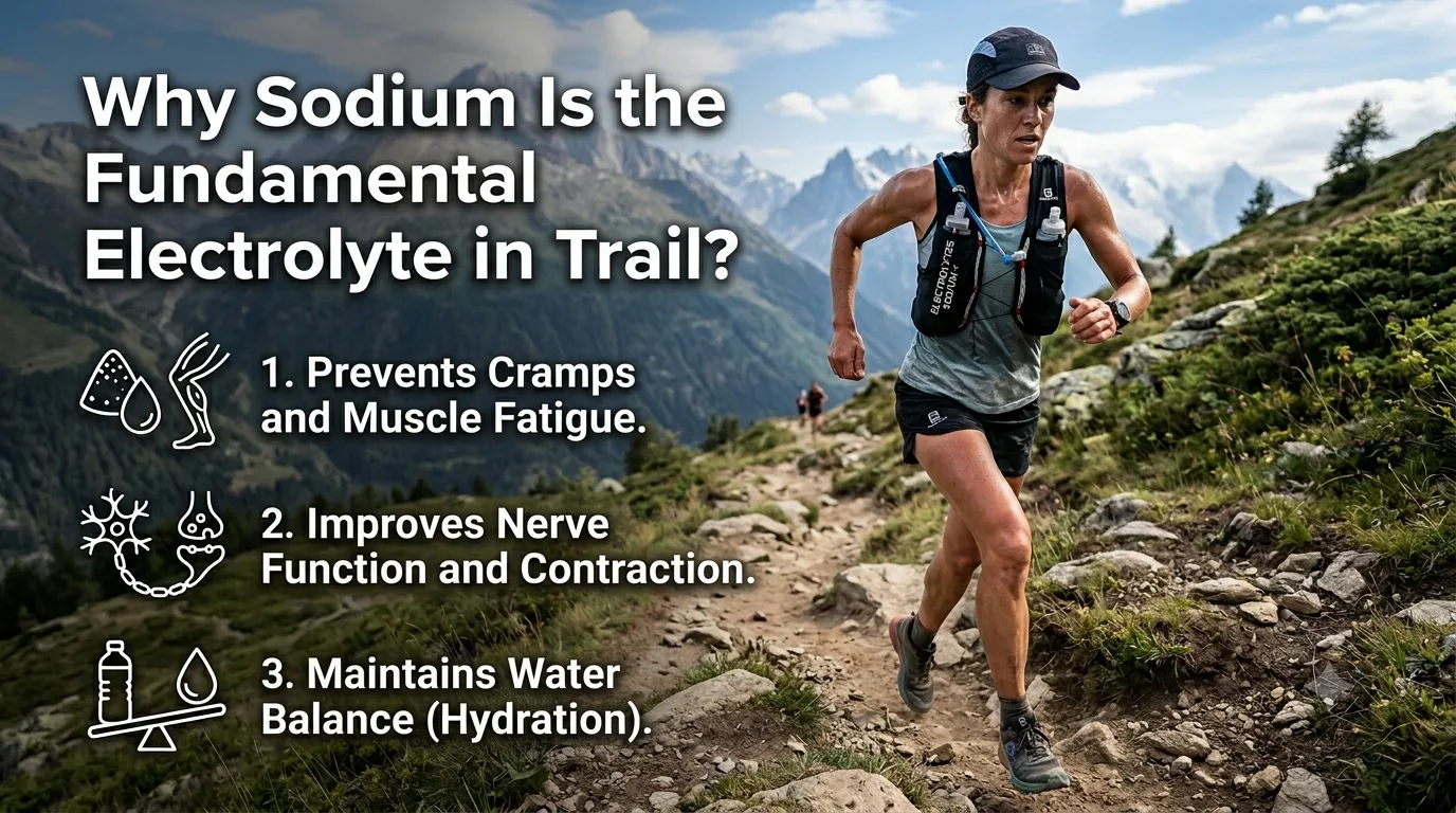Electrolytes in trail running: salt tablets, drink mix or gels with sodium