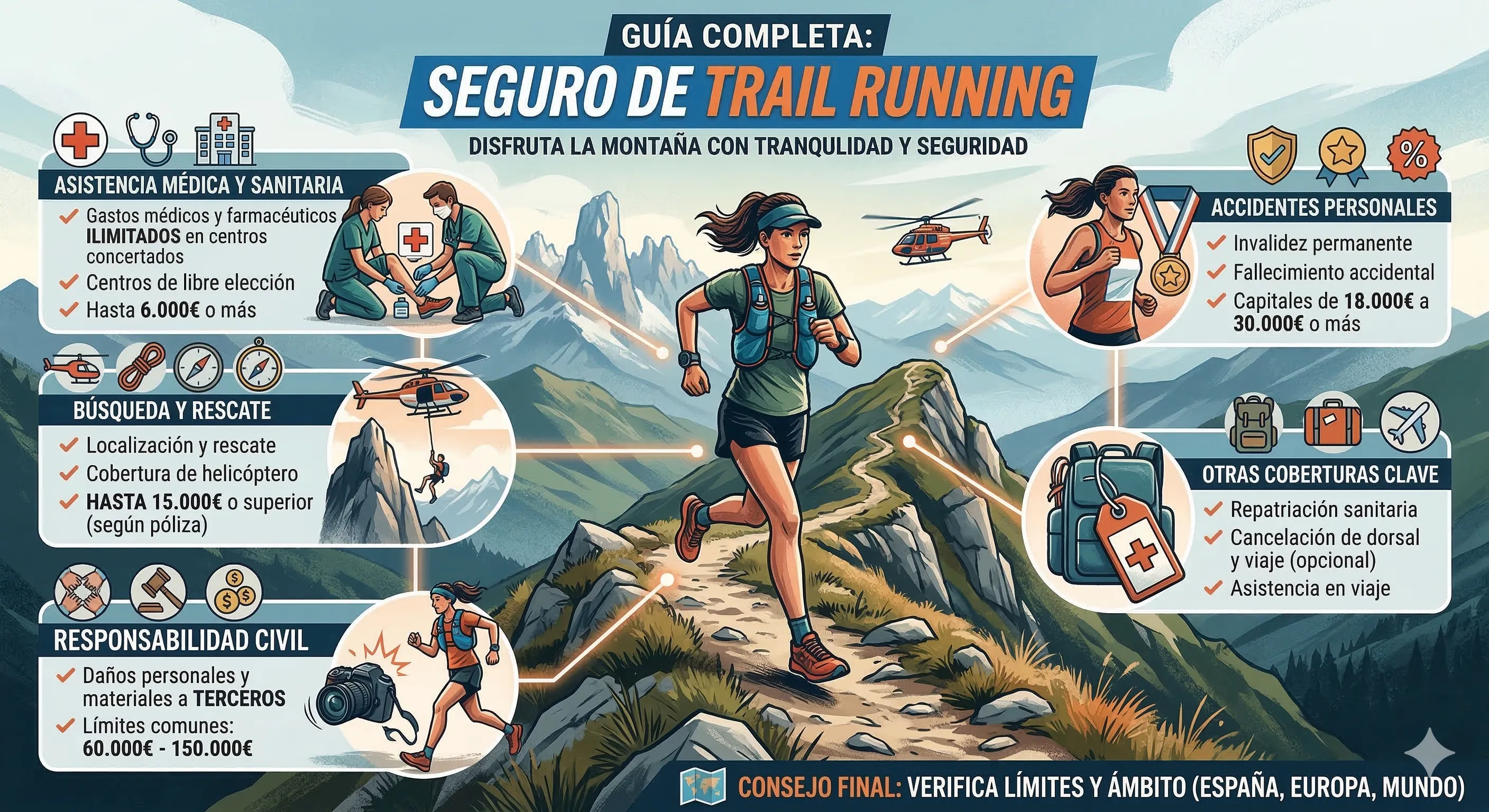 Trail running insurance in Spain: complete guide by region