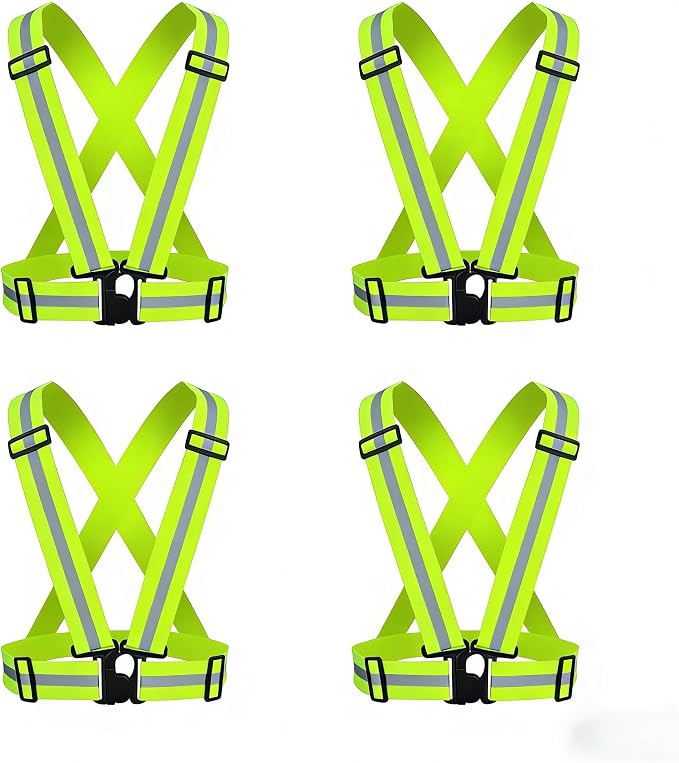 Chaleco Reflectante de Seguridad Alta Visibilidad Ajustable