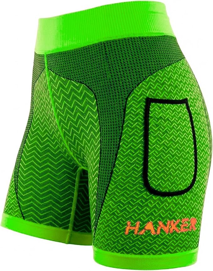 HANKER Mallas Cortas de Compresión Cintura Alta