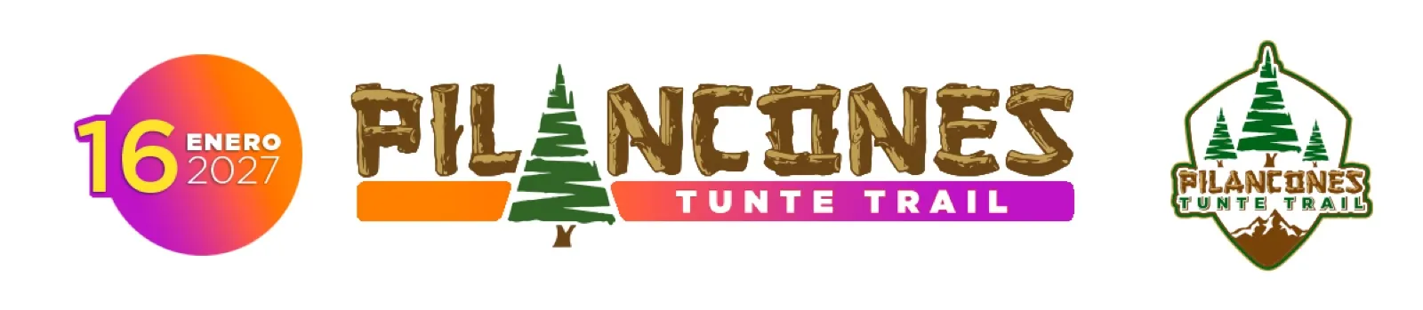 Cartel de Pilancones Tunte Trail en San Bartolomé de Tirajana, las palmas